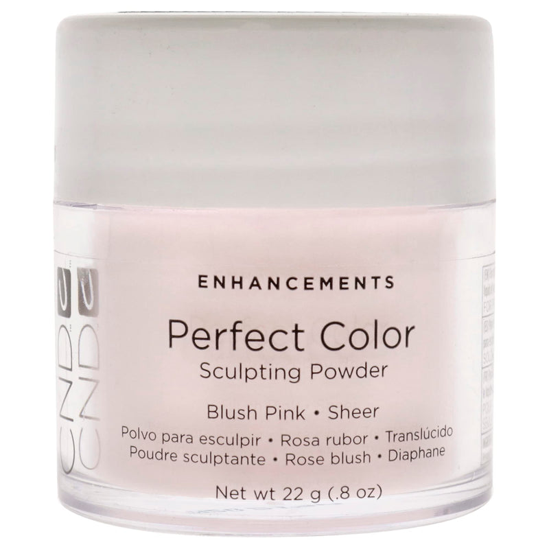 CND - Perfect Color Powder Blush Pink Sheer - .8 oz - Limolin 