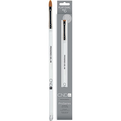 CND - ProSeries Gel Flat Oval Brush #6 - Limolin 