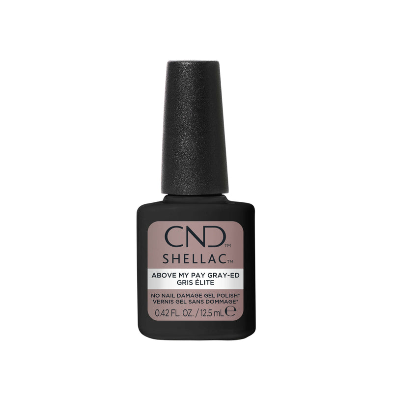 CND - SHELLAC Gel Polish - Above My Pay Gray-Ed #429 | 0.42 fl oz / 12.5 mL