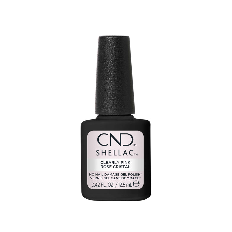 CND - SHELLAC Gel Polish - Clearly Pink #001 | 0.42 fl oz / 12.5 mL