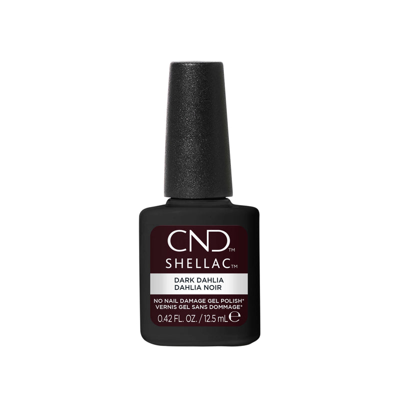 CND - SHELLAC Gel Polish - Dark Dahlia #159 | 0.42 fl oz / 12.5 mL