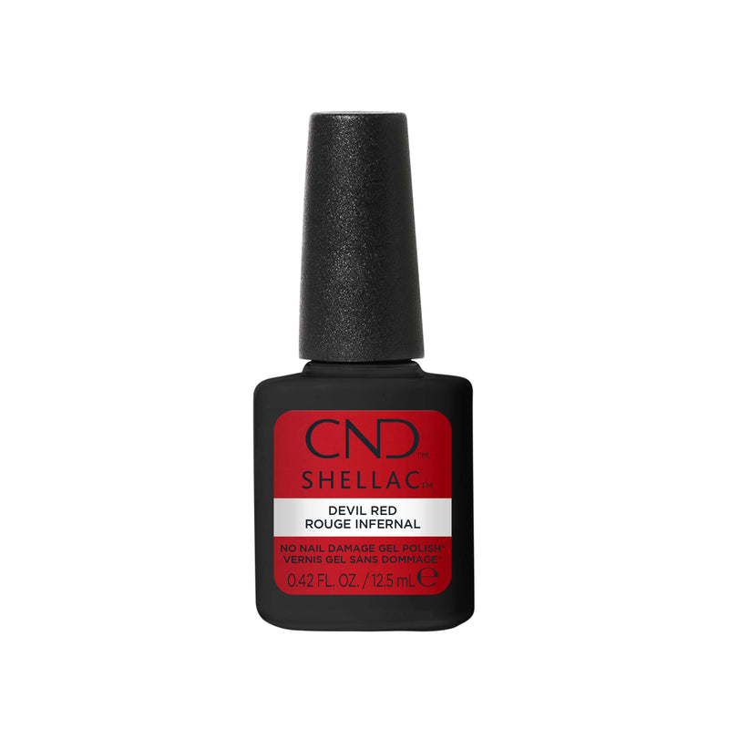 CND - SHELLAC Gel Polish - Devil Red #364 | 0.42 fl oz / 12.5 mL