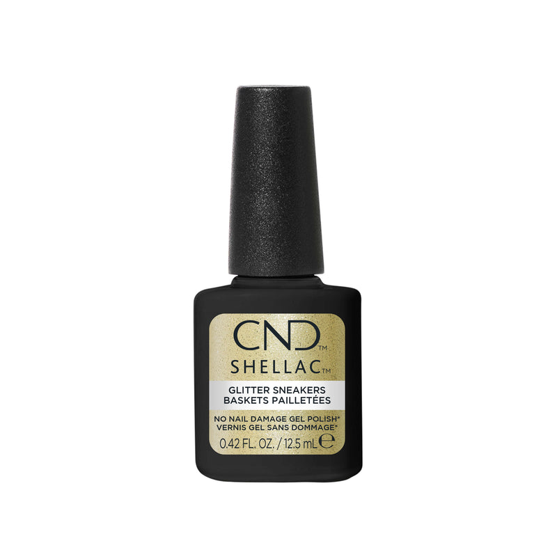 CND - SHELLAC Gel Polish - Glitter Sneakers #389 | 0.42 fl oz / 12.5 mL