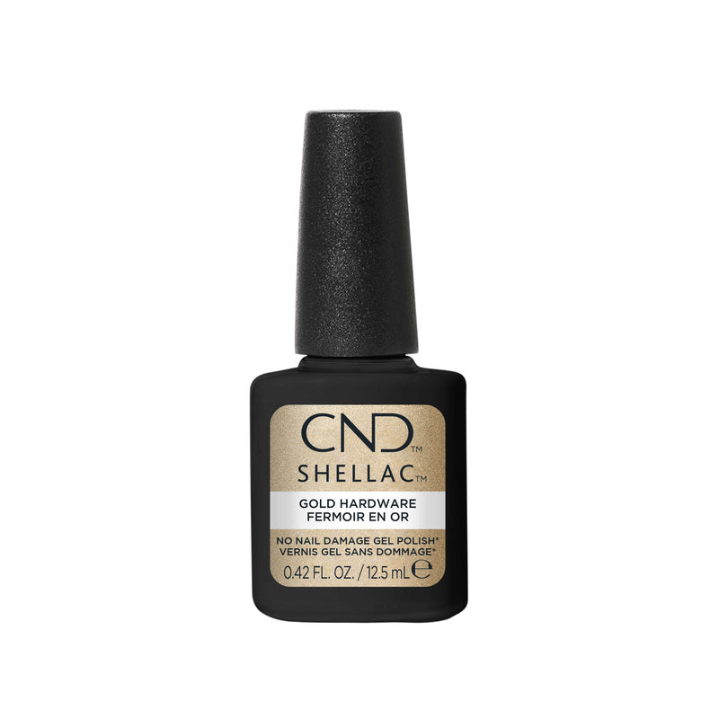 CND - SHELLAC Gel Polish - Gold Hardware #490 | 0.42 fl oz / 12.5 mL