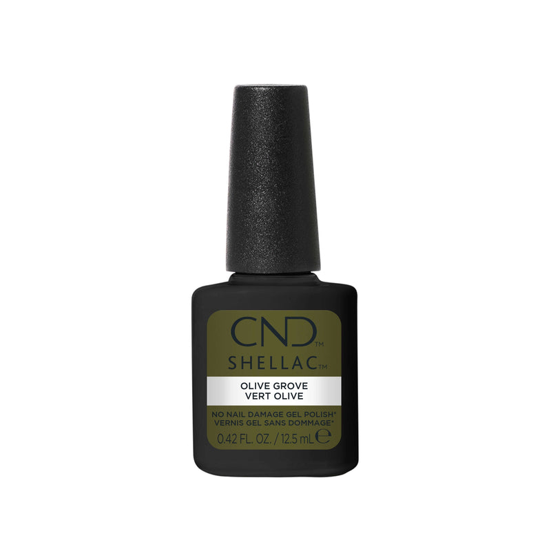 CND - SHELLAC Gel Polish - Olive Grove #403 | 0.42 fl oz / 12.5 mL