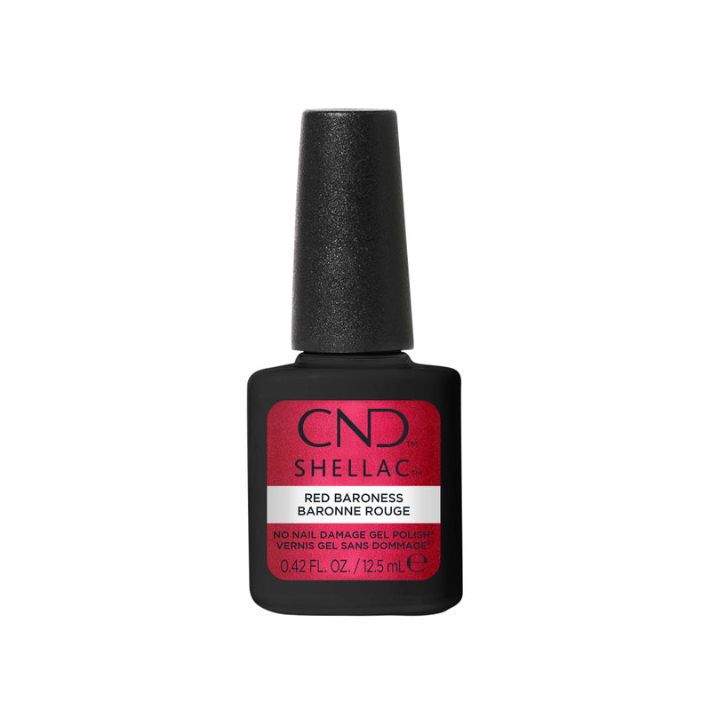 CND - SHELLAC Gel Polish - Red Baroness #139 | 0.42 fl oz / 12.5 mL