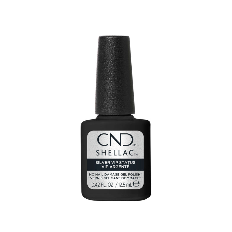 CND - SHELLAC Gel Polish - Silver Vip Status #421 | 0.42 fl oz / 12.5 mL