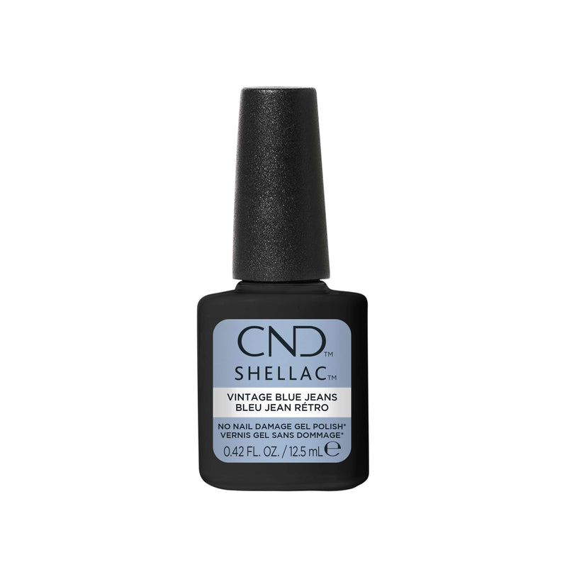 CND - SHELLAC Gel Polish - Vintage Blue Jeans #431 | 0.42 fl oz / 12.5 mL