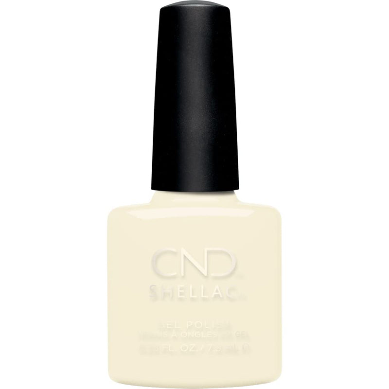 CND - Shellac White Button Down 0.25 oz #392 Party Ready Holiday Collection 2021 - Limolin 