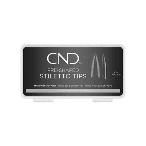CND - Stiletto Tips Natural 100 Un - Limolin 