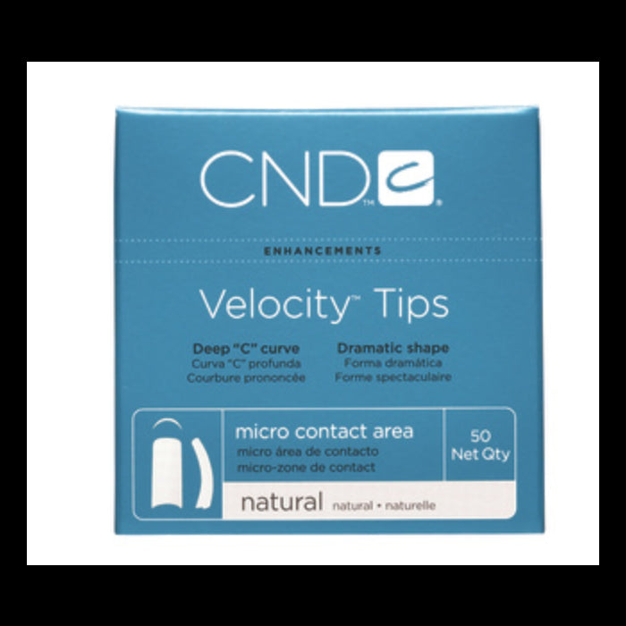 CND - Velocity Natural Tips #10 (Box Of 50) - Limolin 