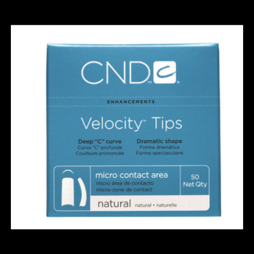 CND - Velocity Natural Tips #10 (Box Of 50) - Limolin 
