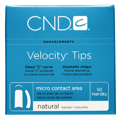 CND - Velocity Natural tips #9 (Box of 50) - Limolin 