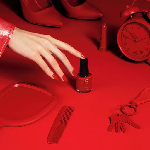 CND - Vinylux Poppy Fields 0.5 oz #398 Rise & Shine Spring Collection 2022 - Limolin 