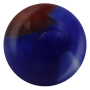 Mega Marbles Blue Dolphin - representative marble design close-up
