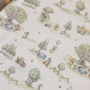 Copper Pearl - Hundred Acre Wood Premium Crib Sheet - lifestyle