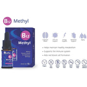 Canprev - B12 Methyl 500mcg Drops, 15 ml - Limolin 