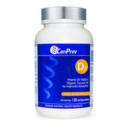 Canprev - D3 - Organic Coconut Oil, 120 Softgels - Limolin 