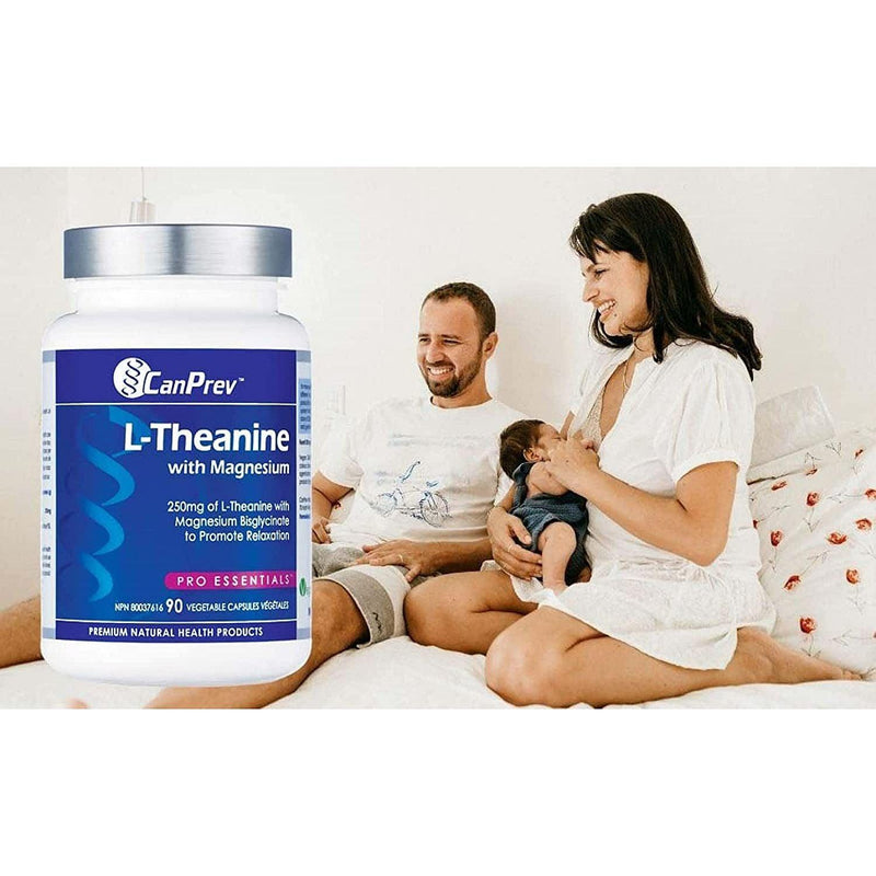 Canprev - L-Theanine with Magnesium, 90 v-caps - Limolin 