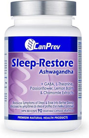 Canprev - Sleep-Restore Ashwaganda 90 Vcap- 90 Vcaps - Limolin 