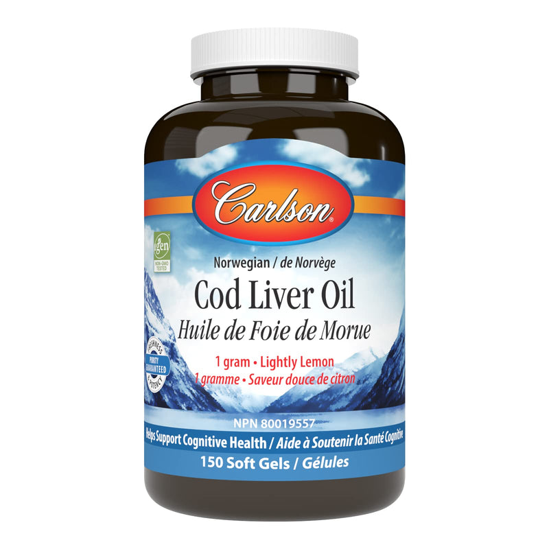 Carlson Laboratories - Cod Liver Light Lemon 150 Sgel - Limolin 