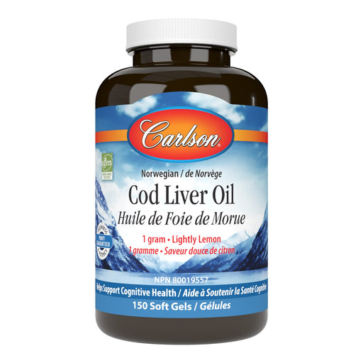 Carlson Laboratories - Cod Liver Light Lemon 150 Sgel - Limolin 