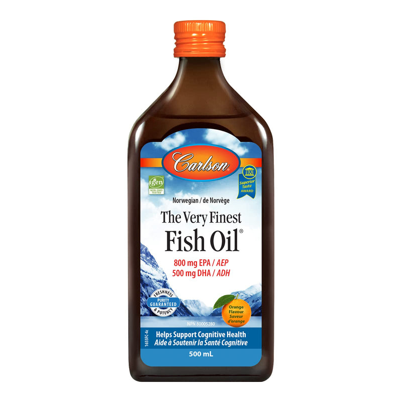 Carlson Laboratories - Fish Oil Orange Liquid 500Ml - Limolin 