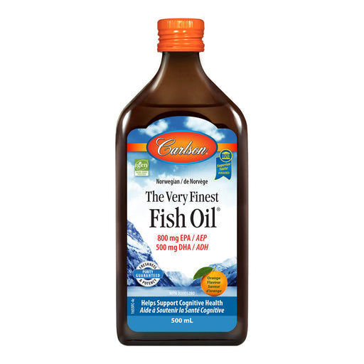 Carlson Laboratories - Fish Oil Orange Liquid 500Ml - Limolin 