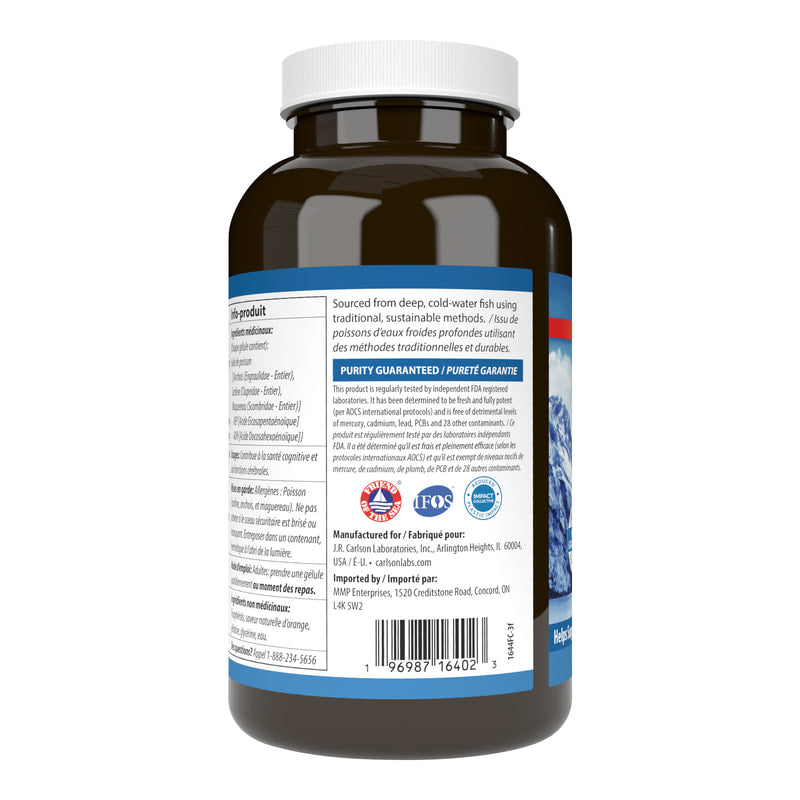 Carlson Laboratories - Vffo Orange 150 Soft Gels - Limolin 