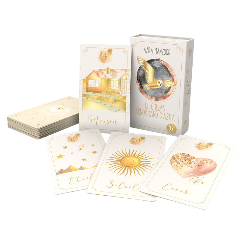 Cartamundi - GOLDEN LENORMAND - 36 CARTES - Limolin 