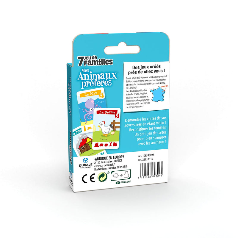 Cartamundi - Jeu De Famille - Mes Animaux Préférés - Ecopack (FR) - Limolin 