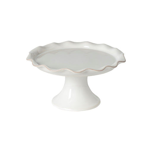 Casafina - Cook & Host White Fluted footed plate 23cm - Limolin 