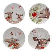 Casafina - Deer Friends Salad plate set/4 - Limolin 