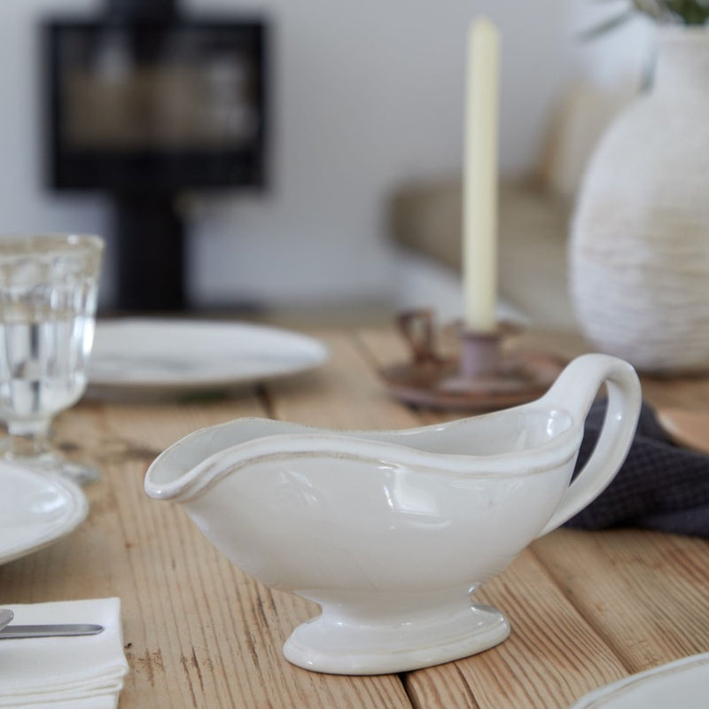 Casafina - Fontana White Sauce/Gravy Boat - Limolin 