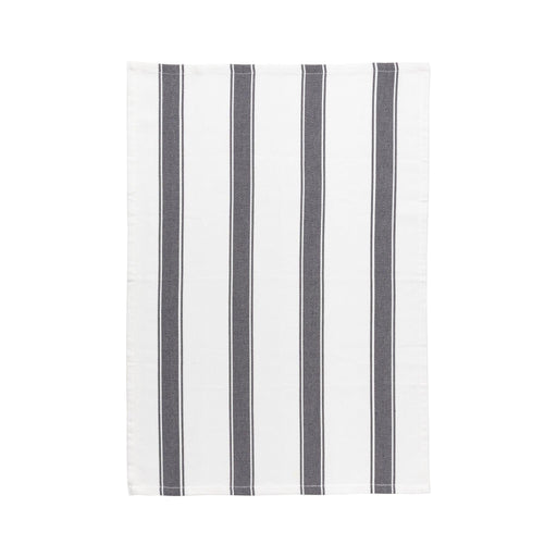 Casafina - Kitchen Towel Black Herringbone stripes - Limolin 