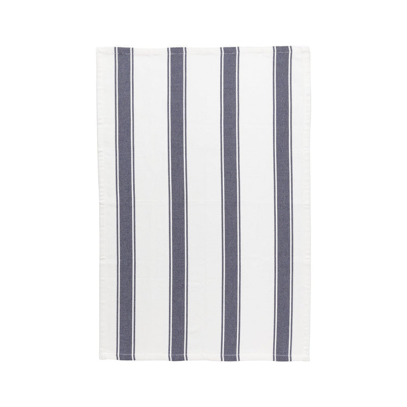 Casafina - Kitchen Towel Blue Herringbone stripes - Limolin 