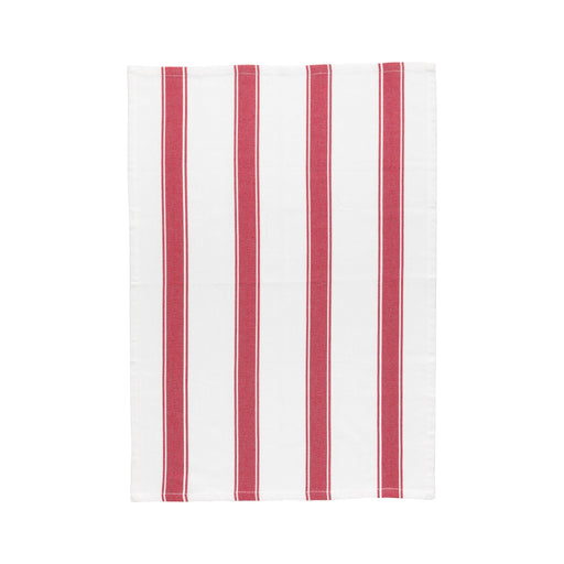 Casafina - Kitchen Towel Classic Red Herringbone stripes - Limolin 