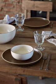 Casafina - Monterosa Choco-Latte Dinner plate - Limolin 