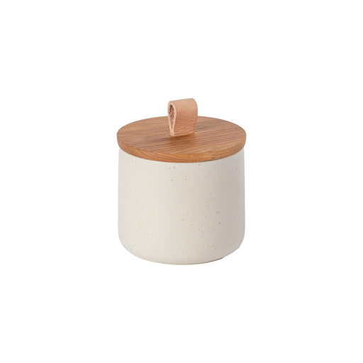 Casafina - Pacifica Canister w/oak lid 12cm - Limolin 