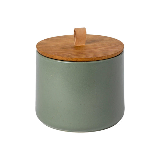 Casafina - Pacifica Canister w/oak lid 20cm - Limolin 
