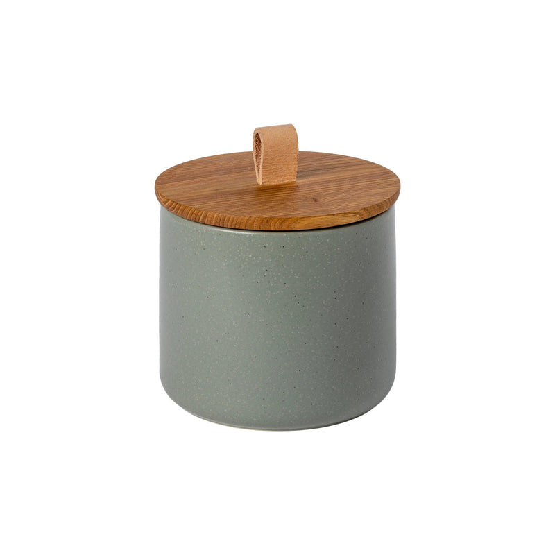 Casafina - Pacifica Canister with oak lid 15cm - Limolin 