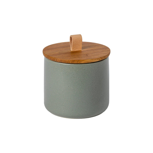Casafina - Pacifica Canister with oak lid 15cm - Limolin 