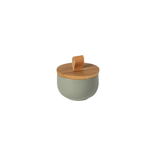 Casafina - Pacifica Salt Cellar w/Oak lid - Limolin 