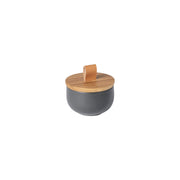 Casafina - Pacifica Salt Cellar w/Oak lid - Limolin 
