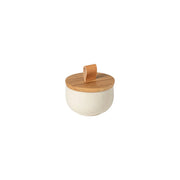 Casafina - Pacifica Salt Cellar w/Oak lid - Limolin 