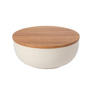 Casafina - Pacifica Serving Bowl with oak lid - Limolin 