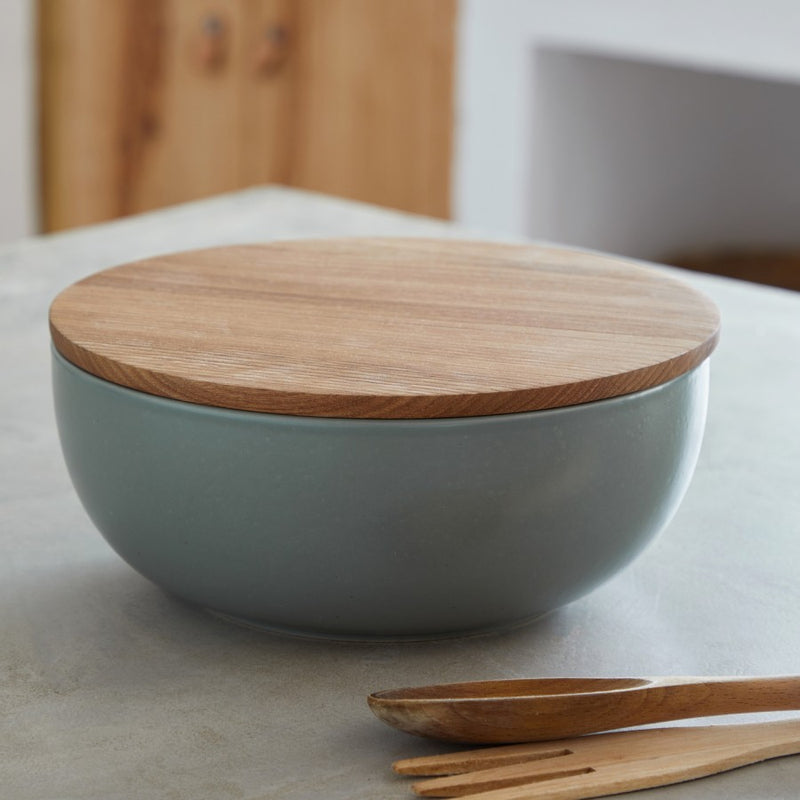 Casafina - Pacifica Serving Bowl with oak lid - Limolin 