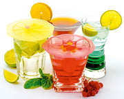 Charles Viancin - Floral Drink Covers (Set of 36) | 10.5 cm / 4 Inch - Limolin 