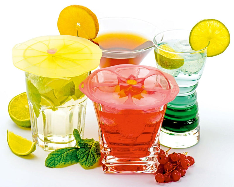 Charles Viancin - Floral Drink Covers (Set of 36) | 10.5 cm / 4 Inch - Limolin 