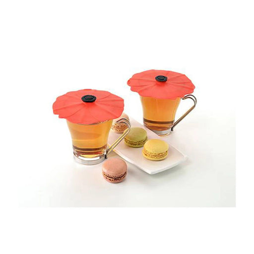 Charles Viancin - Floral Poppy Drink Covers 10Cm/4 2/St - Limolin 